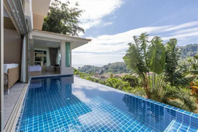 침실 2개 바다 전망 풀빌라 — Amala Grand Bleu Resort Hilltops